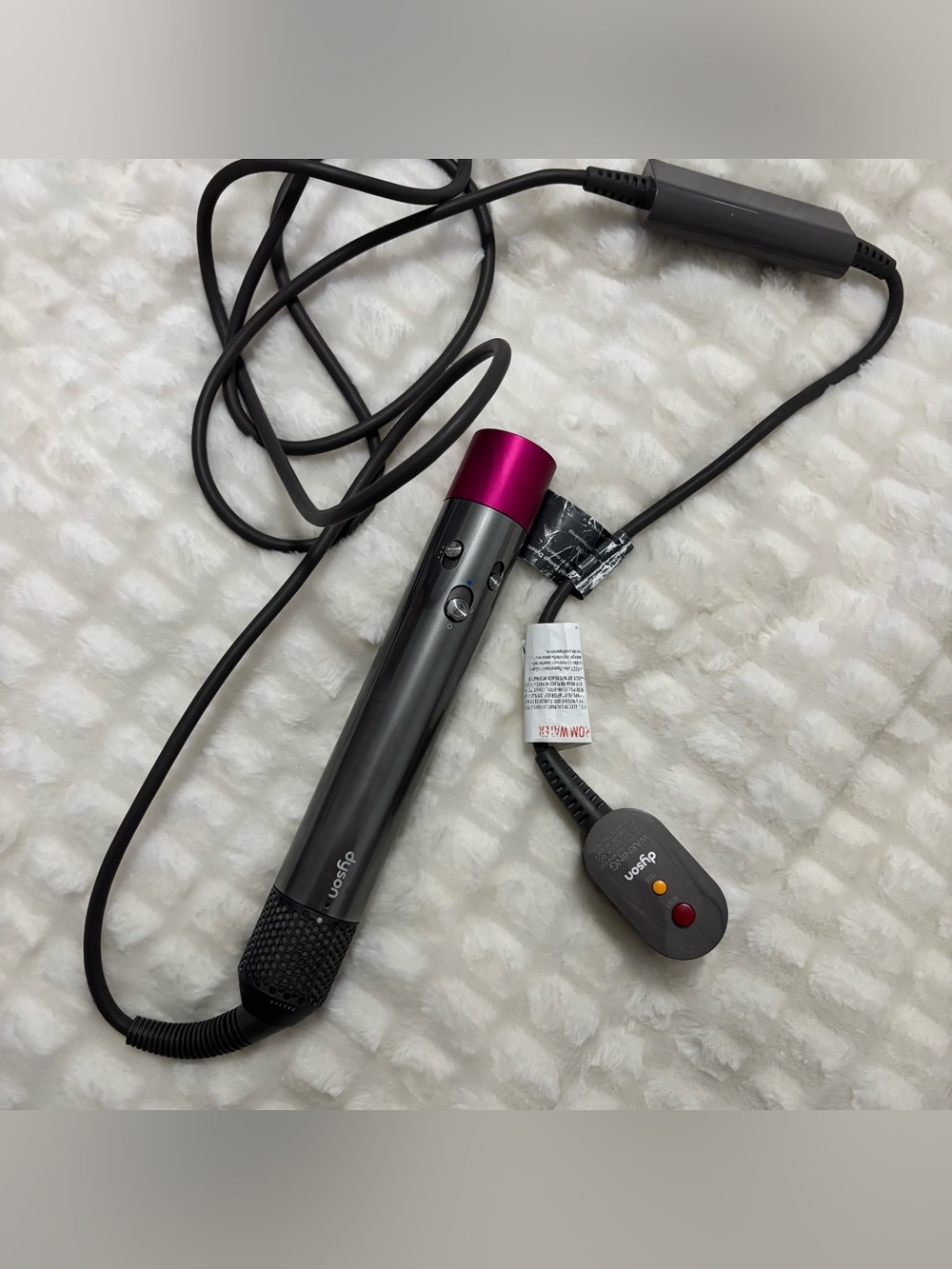 Dyson Airwrap Styler Wand Silver Fuchsia *Wand Only*
